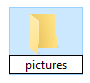 Folder renamed as pictures (Win10)