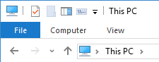 File Explorer tabs: This PC (Win10