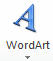 Button: WordArt (Word 2010)