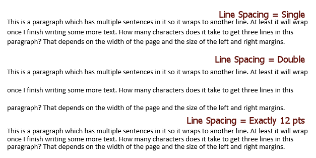 Formatting Spaces Word Basics Jan S Working With Words