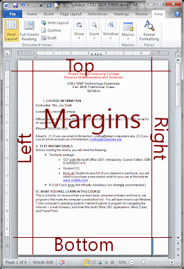 Margins -labeled (Word 2010)