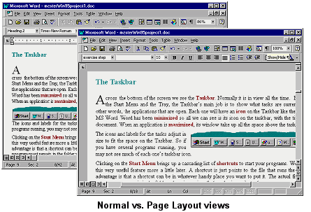 Page Layout view