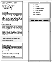 Page 2 after inserting and formatting text