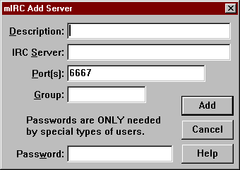 Add IRC server 